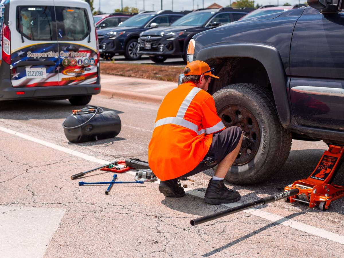 flat tire service roadside