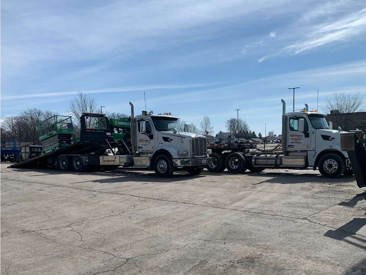 equipment haulers and moving